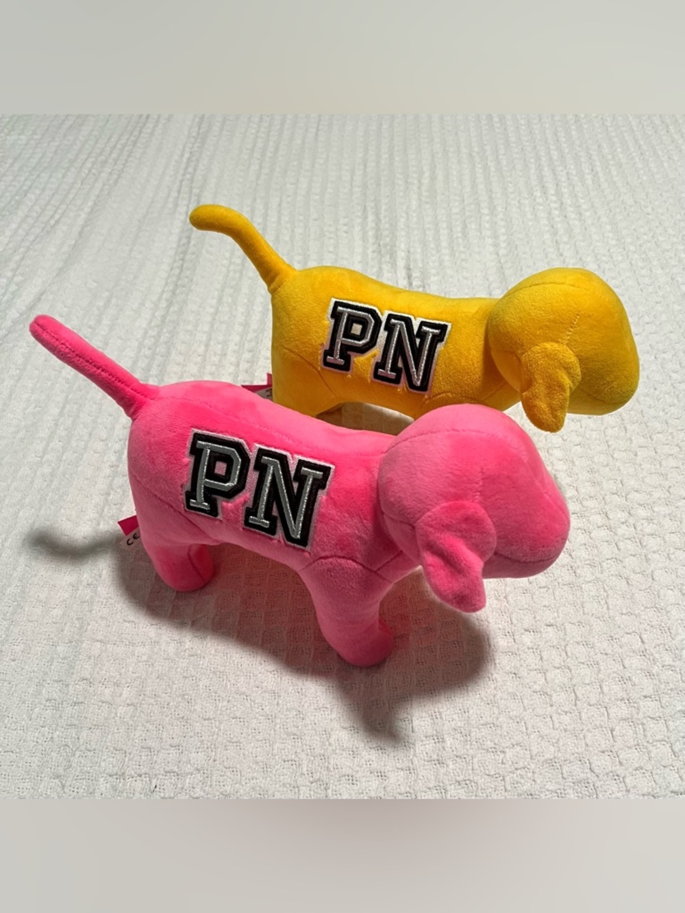 Victoria's Secret VS PINK Nation PN Stuffed Plush Dog Bundle 13" x 9" Large